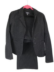 Mexx Ens Tailleur Veste Pantalon Patte d'Eléph Costume Rayé FemmeTop Occas T 40 - Bild 1 von 12