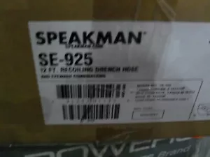 Speakman SE-925 12' combinación de manguera de empapa de retroceso y lavado de ojos - Imagen 1 de 1