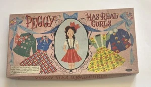1957 Peggy hat echte Locken Papierpuppe ungeschnitten - Bild 1 von 5