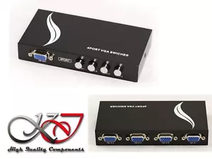 VGA Sharing Box / Switch Video 4 Ports - METALLGEHÄUSE - Bild 1 von 1