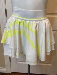 Lululemon Court Rival HR Skirt Yellow & White Patterned, Size 2, NWT! $98 - Bild 1 von 8