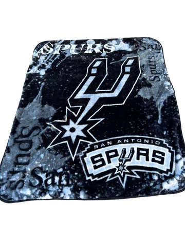 Officially Licensed NBA Spurs Fleece Throw Blanket Basketball San Antonio Cover