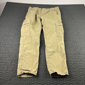 Superdry Pants Mens 36x32 (36x30) Brown Core Cargo Utility Outdoor