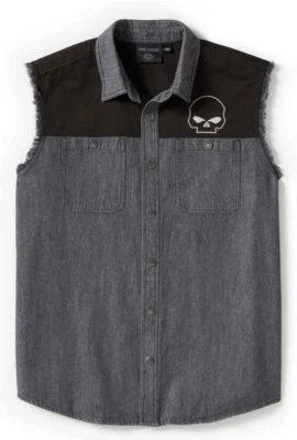 Harley Davidson Willie G Skull Blowout Sleeveless Shirt Vest Men XL - Image 1 of 2