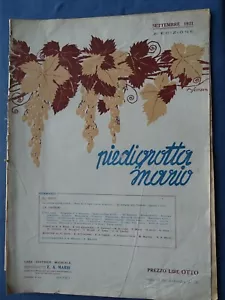 MUSICA NAPOLETANA-PIEDIGROTTA 1921-ED. E.A.MARIO-NAPOLI - Picture 1 of 6