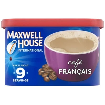 Café instantáneo Maxwell House International Café Francais (paquete de 4 de 7,6 oz) Foto 1 de 3