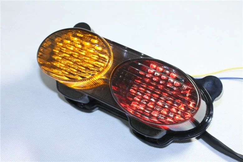 Luz trasera LED freno intermitente integrado para Kawasaki ZR7S ZX6R J1/J2 G1/G2 S Foto 1 de 4