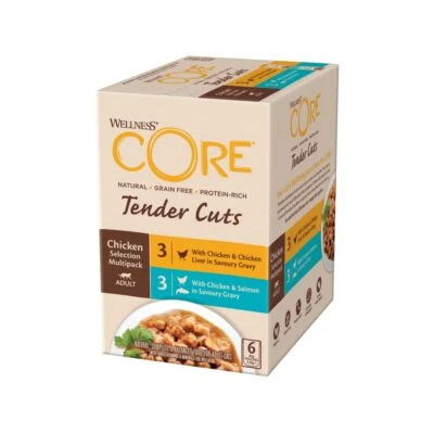 Tender Cuts Hühnchen Selection Mix 6 x 85 g Nassfutter für ausgewachsene Katz... - Bild 1 von 4
