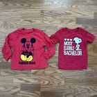 2pc Valentines Day Disney Jumping Beans Toddler Boys 4T Long Short Sleeve Shirt