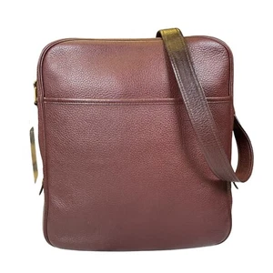 Hermes Bordeaux Taurillon Leather Travel Work Shoulder Bag - Picture 1 of 8