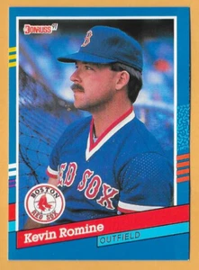 KEVIN ROMINE BOSTON RED SOX #290 - DONRUSS NM-MT 1991 - Picture 1 of 2