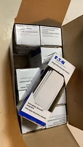 BOX OF 10 EATON 7501W-BOX Single Pole Decorator Switch 15A-120 - Picture 1 of 4