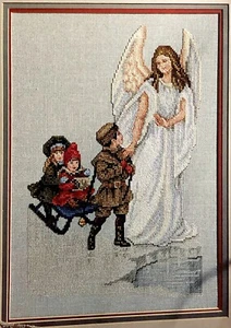 Leisure Arts Cross Stitch Pattern Booklet GUARDIAN ANGELS Spiritual Beauty Love - Bild 1 von 7
