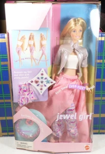 Jewel Girl Barbie Puppe ~ NRFB ~ 1st Time Ever flexible Taille ~ blondes Haar ~ - Bild 1 von 4