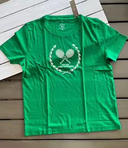 J. Crew Damen-Grafik-T-Shirt ""Tennis Tourney - Bild 1 von 4