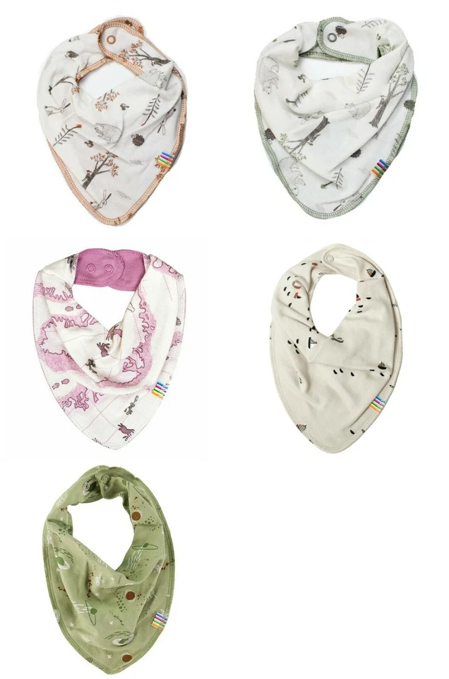 JOHA ♥ Baby Halstuch Spucktuch Lätzchen ♥ in Wolle / Baumwolle / Bambus