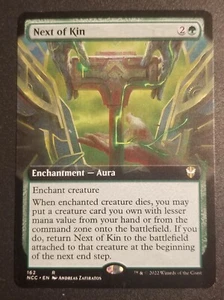 MTG 1x Next of Kin, neuwertig Commander Streets of New Capenna Aura Kreatur randlos - Bild 1 von 1