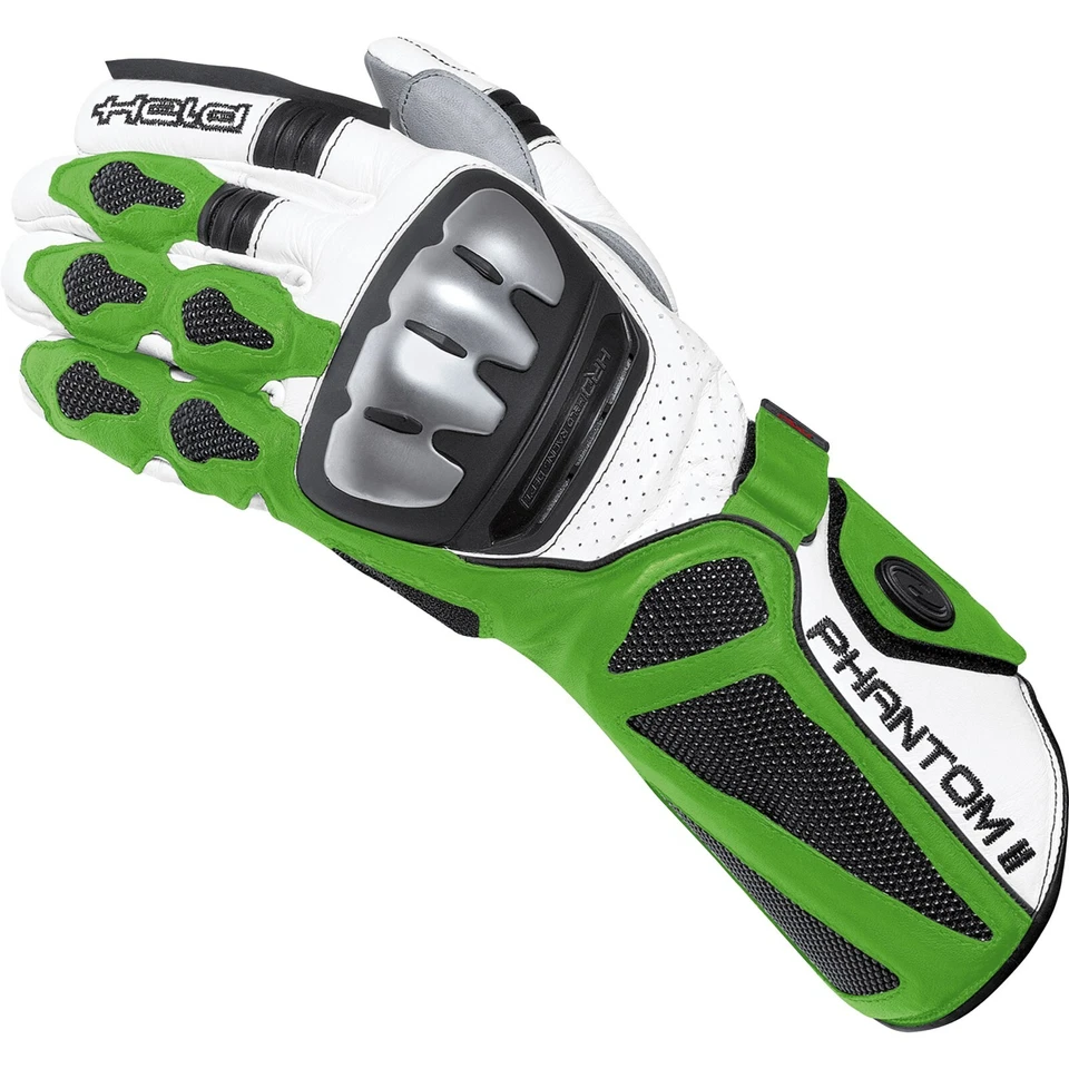 Held Phantom II 2 Guantes De Moto Sport Racing Con Concha De Titanio - Imagen 1 de 1