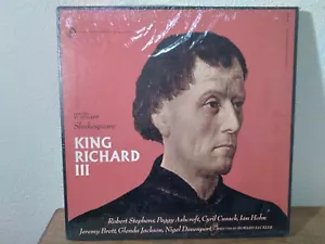 SEALED King Richard III BOX SET, William Shakespeare Recording Society SRS223 M - Picture 1 of 14