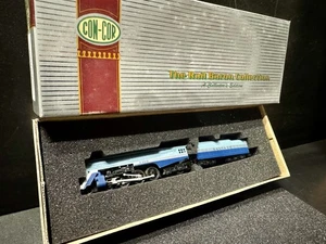 N Scale Con-Cor Santa Fe Blue Goose J3A 4-6-4 Hudson Steam Engine #3460  - Picture 1 of 5