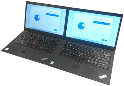 (数量 2) 联想 ThinkPad T490 英特尔 i5-8265U 1.60GHz,8GB RAM,256GB SSD,Win 11 — 第 1/4 张图片