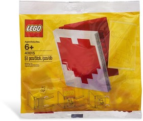LEGO Valentine 40015 Heart Book (51 pieces) Factory Sealed BRAND NEW RARE