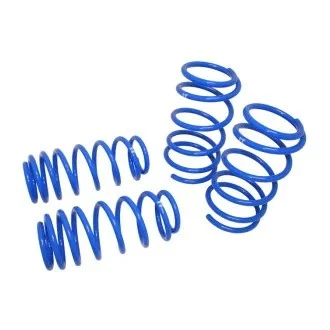 For Mitsubishi Lancer 02-06 1.5" x 1.5" Manzo Front & Rear Lowering Coil Springs — 第 1/2 张图片