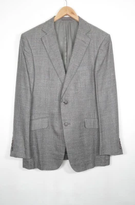 Dunhill Silk Wool Linen Grey Mens Blazer Jacket St James Fit 54R - Image 1 of 4