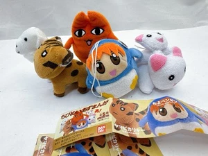 Azumanga Daioh Chibinui Mini Plush Mascot Full Set of 5 BANDAI 2002 Rare - Picture 1 of 21