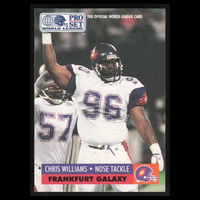 Chris Williams #67 1991 Pro Set WLAF Frankfurt Galaxy Football Card NFL NM - Image 1 of 3