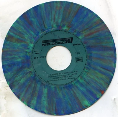 FREDERIC FRANCOIS "LAISSE MOI VIVRE" LEBANON 7' VINYL 45 TOURS LIBAN  / + RARE + - Photo 1/2