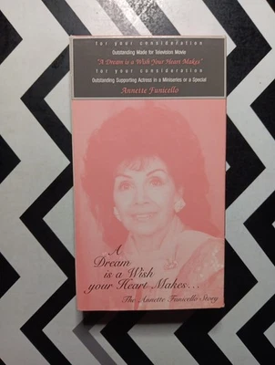 A Dream is a Wish your Heart Makes The Annette Funicello Story 1995 VHS Emmy FYC - Image 1 of 4