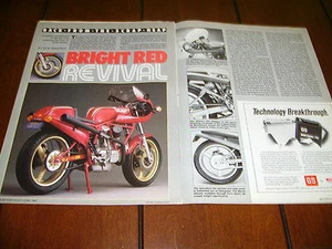 1977 DUCATI 900 SS CUSTOM HOT ROD  ***ORIGINAL 1987 ARTICLE*** - Foto 1 di 2