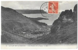 LE CAP DE LA HAGUE 50 Les Falaises CPA à dos vert écrite en 1910 Edit.Lévy Fils - Picture 1 of 2