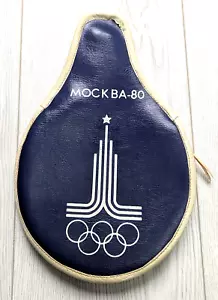 Olympic Games. Vintage USSR TENNIS RACKET COVER. Moscow - 80. Souvenir Original - Picture 1 of 8