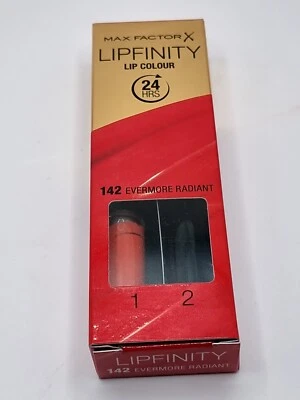 Max Factor Lipfinity Lip Colour 24HRS, 142Evermore Radiant (AE B85 E.JB) - Image 1 of 4