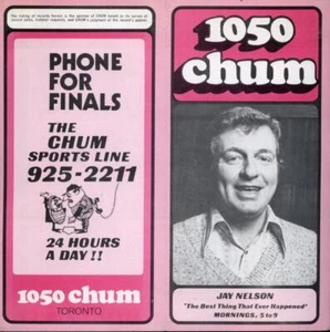 CHUM 30 RADIO FM1050 CHUM HIT PARADE TOP 30 CHART -MAY 11 1974 REF225/6 - Picture 1 of 1