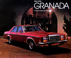 1980 FORD GRANADA—16 PAGE DEALER SALES BROCHURE—6 MODELS: COUPE & SEDAN—GHIA ESS - Picture 1 of 1