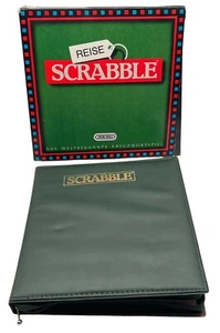 Reise Scrabble in Kunstledermappe - Spear Spiele - Vollständig - Reisespiel 1989 - Bild 1 von 3
