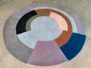 Round Rug, 8 ft Round Rug, Hand Tufted, 9x9, 10x10 Wool Round Carpet, Circle Rug - Picture 1 of 10