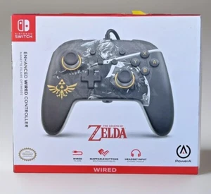 POWERA NINTENDO SWITCH BATTLE READY LINK ENCHANCED WIRED CONTROLLER *SEALED* - Picture 1 of 4