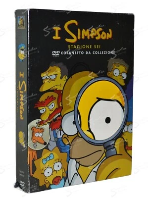 I Simpson Stagione Sei 6 The Simpsons Box 4 DVD 1995 Neil Affleck Bob Anderson - Immagine 1 di 4