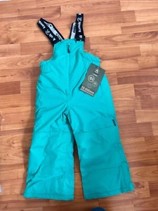 Kamik Little and Big Girls Echo Bib Ski Pants Waterproof Insulated SZ 4 Suspende - Picture 1 of 10