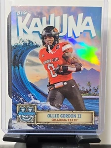 Universidad Bowman 2024 cromo #BK-3 Ollie Gordon Big Kahuna SSP estado de Oklahoma - Imagen 1 de 6