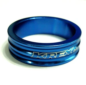 gobike88 KREX alloy headset spacer, 10mm, for 1-1/8" headset, 4g, blue, 285 - Picture 1 of 1