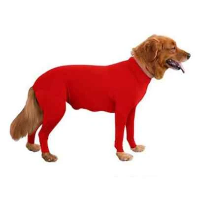 Pet Dog Bodysuit Slim Jumpsuit Coat Dog Stretchy Recovery Post Surgery Suit - Image 1 of 4