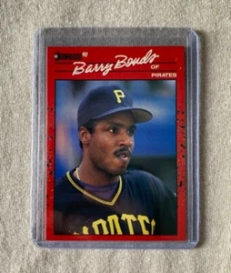 1990 Donruss Barry Bonds ERROR No Dot After “INC” LOW POP MINT Baseball Card 📈 - Picture 1 of 7