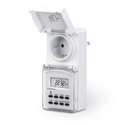 Zeitschaltuhr für Sandfilterpumpe Poolbeleuchtung z.B. bestway, flowclear, intex - Bild 1 von 4