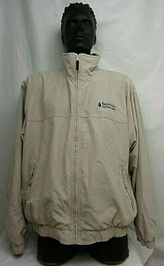 Columbia Sportswear Mens Jacket Coat Size XL Tan Zipper Pockets Seminis Veg - Picture 1 of 10
