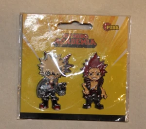 Juego de prendedores esmaltados My Hero Academia: Katsuki Bakugo & Eijiro Kirishima nuevo - Imagen 1 de 2